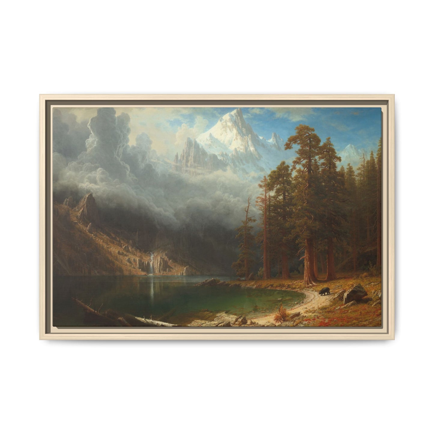 Bierstadt, Albert - Mount Corcoran (1877) - Matte Canvas, Framed