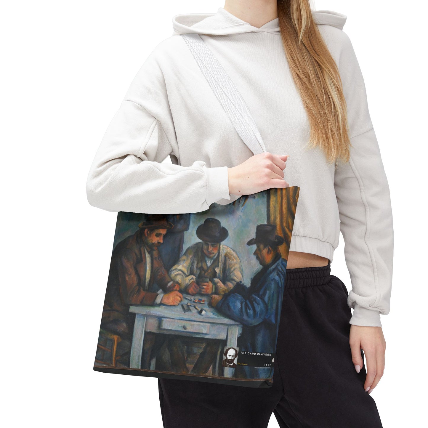 Cézanne, Paul - The Card Players (1892) - Tote Bag