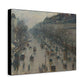 Pissarro, Camille - Boulevard Montmartre, Winter Morning (1897) - Canvas Block, unframed