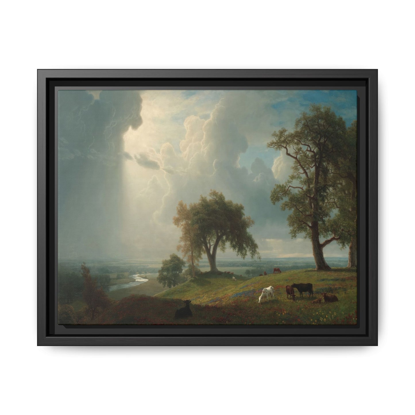 Bierstadt, Albert - California Spring (1875) - Matte Canvas, Framed