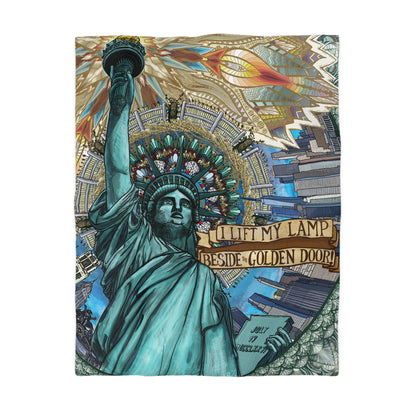 Pacio, Adam - Liberty Mandala - Microfiber Duvet Cover