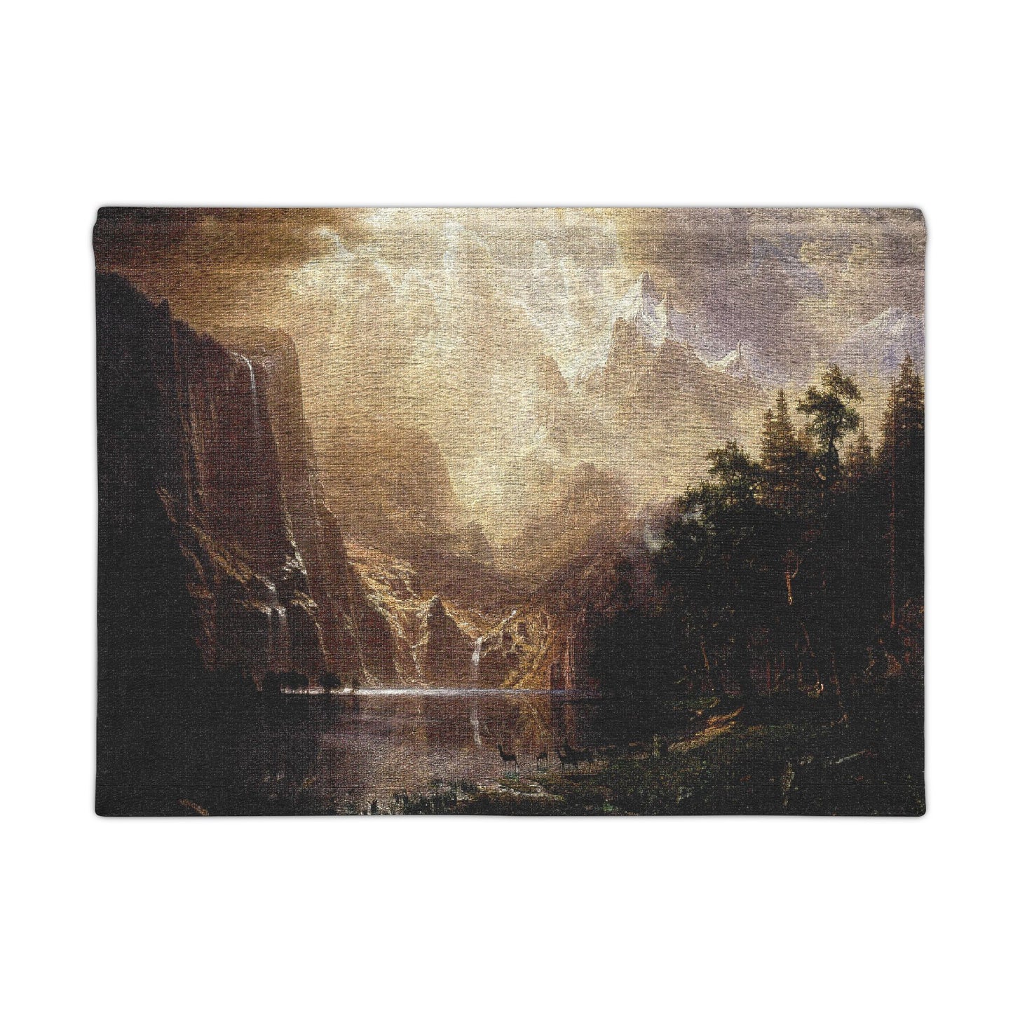 Bierstadt, Albert - Among the Sierra Nevada, California (1868) - Woven Wall Tapestry