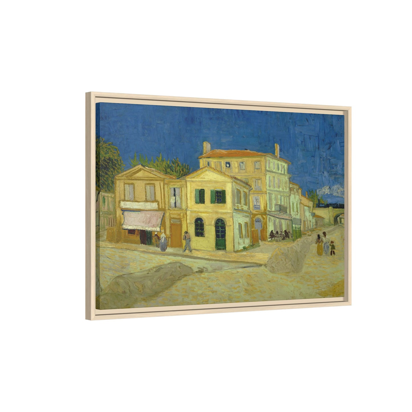 Van Gogh, Vincent - The Yellow House (1888) - Matte Canvas, Framed