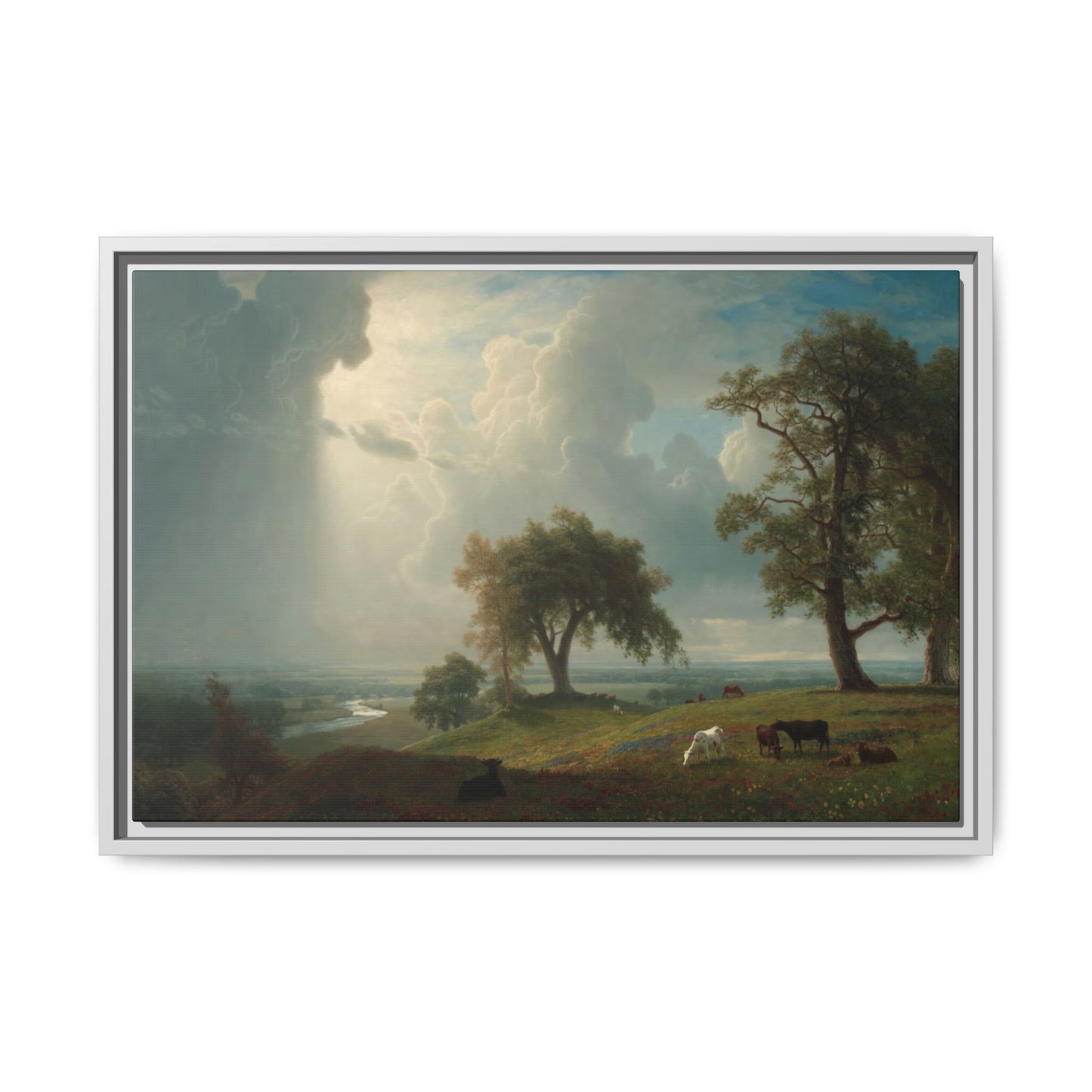 Bierstadt, Albert - California Spring (1875) - Matte Canvas, Framed