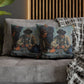 Cézanne, Paul - The Card Players (1892) - Faux Suede Square Pillowcase