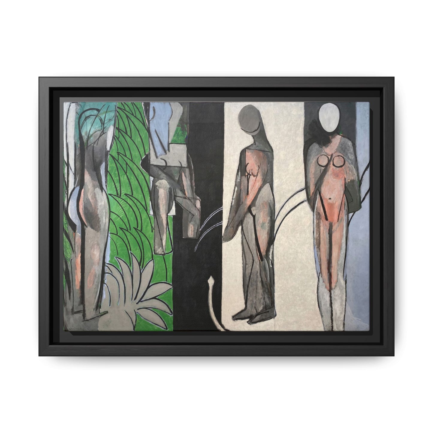 Matisse, Henri - Bathers by a River (1917) - Matte Canvas, Framed