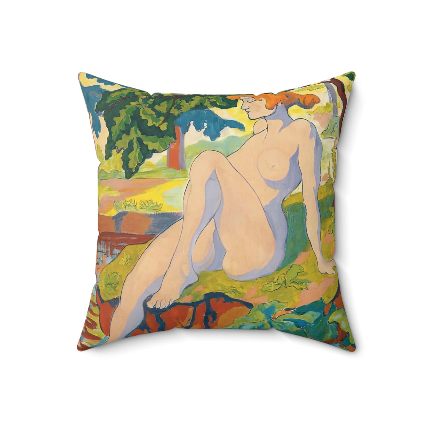 Ranson, Paul - Bather (1898) - Suede Square Pillow