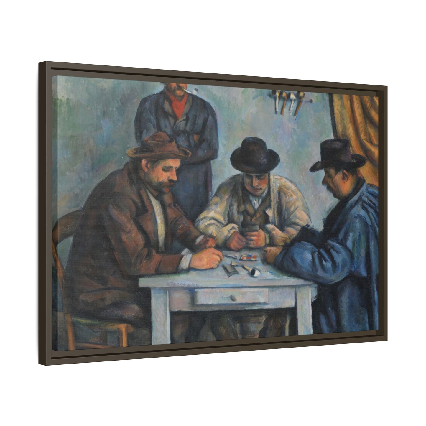 Cézanne, Paul - The Card Players (1892) - Matte Canvas, Framed