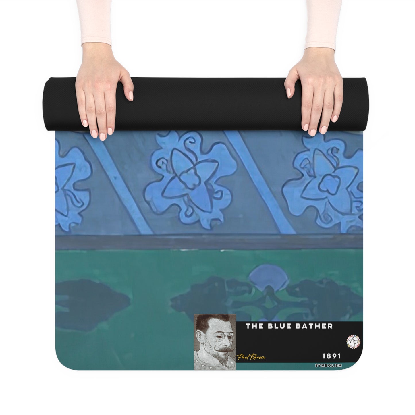 Ranson, Paul - The Blue Bather (1891) - Rubber Yoga Mat