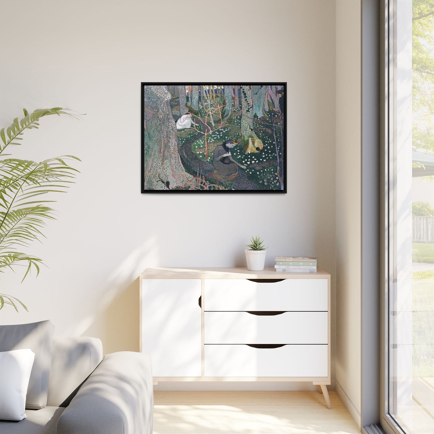 Denis, Maurice - April (1892) - Matte Canvas, Framed