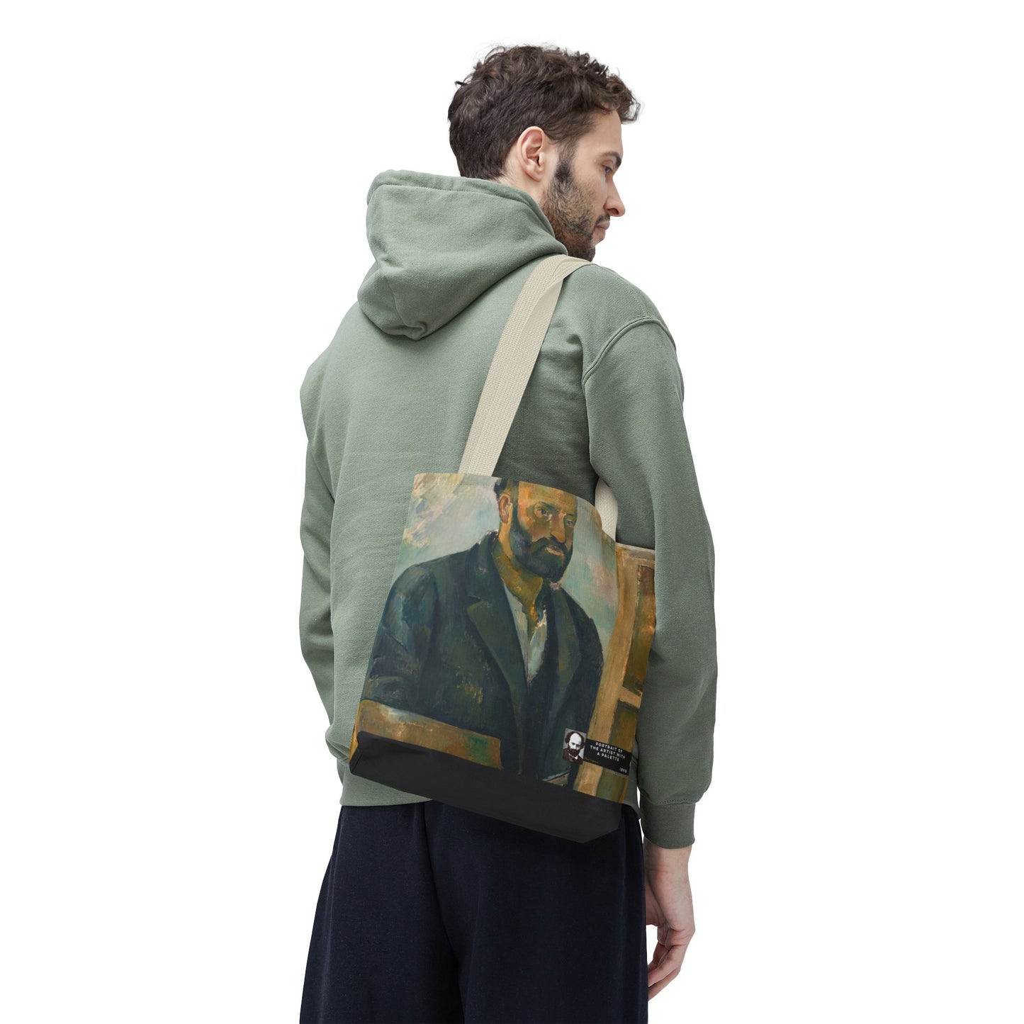 Cézanne, Paul - Portrait of the Artist with a Palette (1890) - Tote Bag