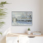 Monet, Claude - The Magpie (1868) - Matte Canvas, Framed