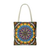 Emerald Arrows Mandala - Tote Bag