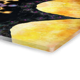 Obsidian Grandmothers Mandala - Acrylic Block