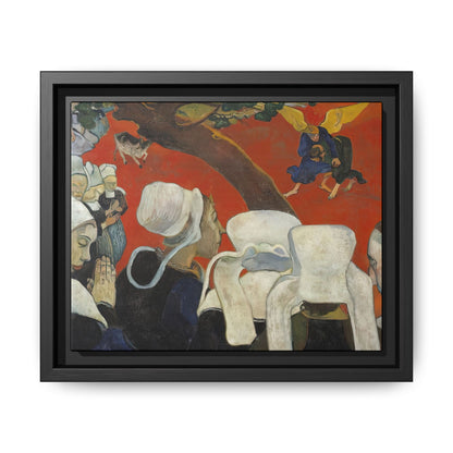 Gauguin, Paul - Vision of the Sermon (Jacob Wrestling with the Angel) (1888) - Matte Canvas, Framed