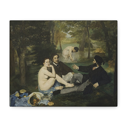 Manet, Édouard - Luncheon on the Grass (1863) - Canvas Block, unframed