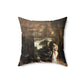 Courbet, Gustave - The Painter’s Studio (1855) - Suede Square Pillow
