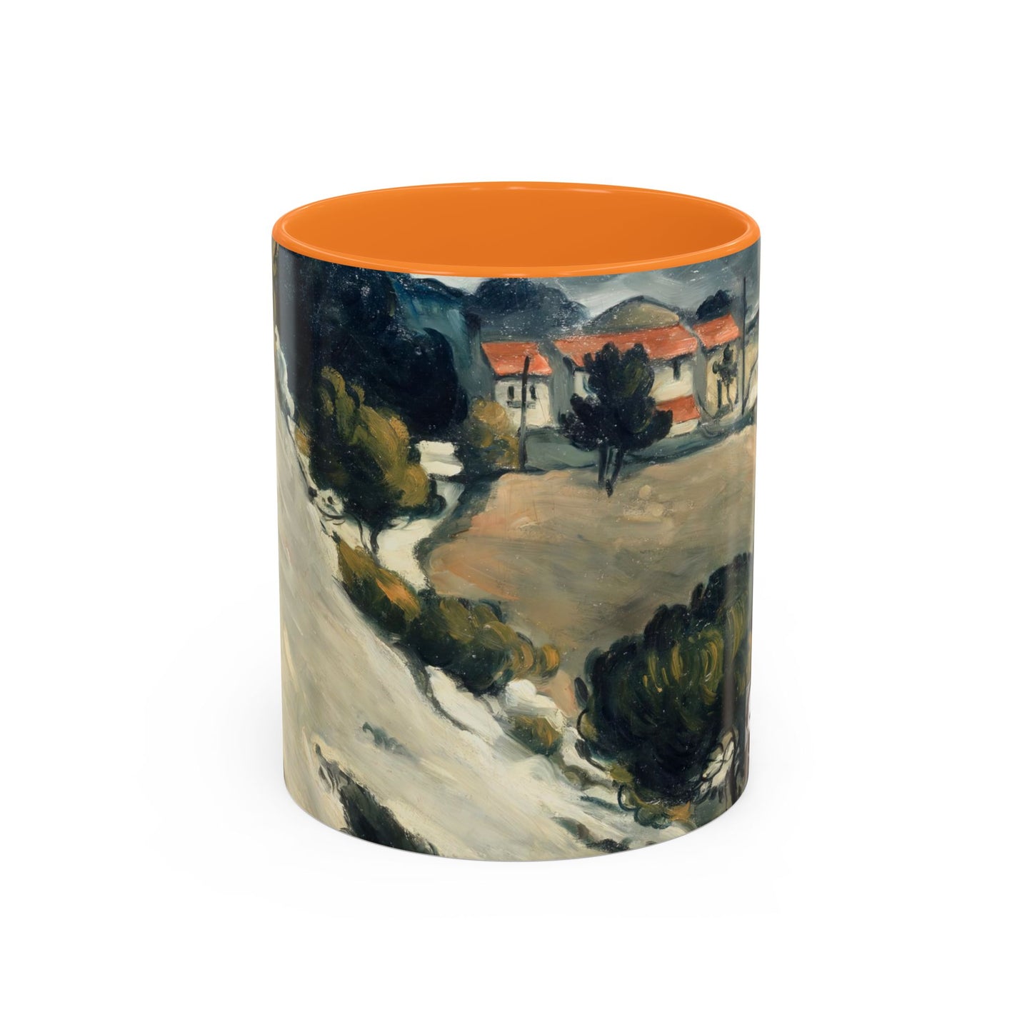 Cézanne, Paul - A Modern Olympia (1874) - Colorful Accent Mugs