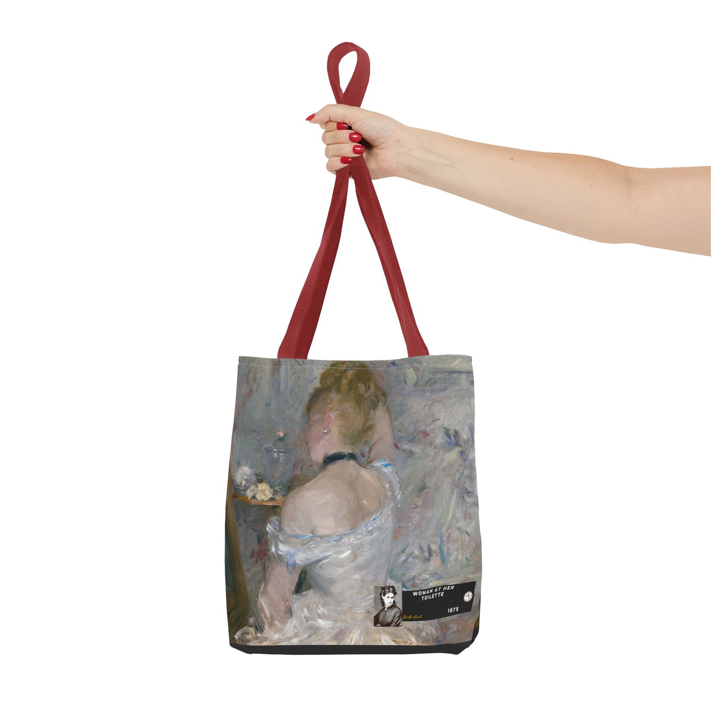 Morisot, Berthe - Woman at Her Toilette (1880) - Tote Bag