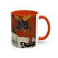 Gauguin, Paul - Vision of the Sermon (Jacob Wrestling with the Angel) (1888) - Colorful Accent Mugs