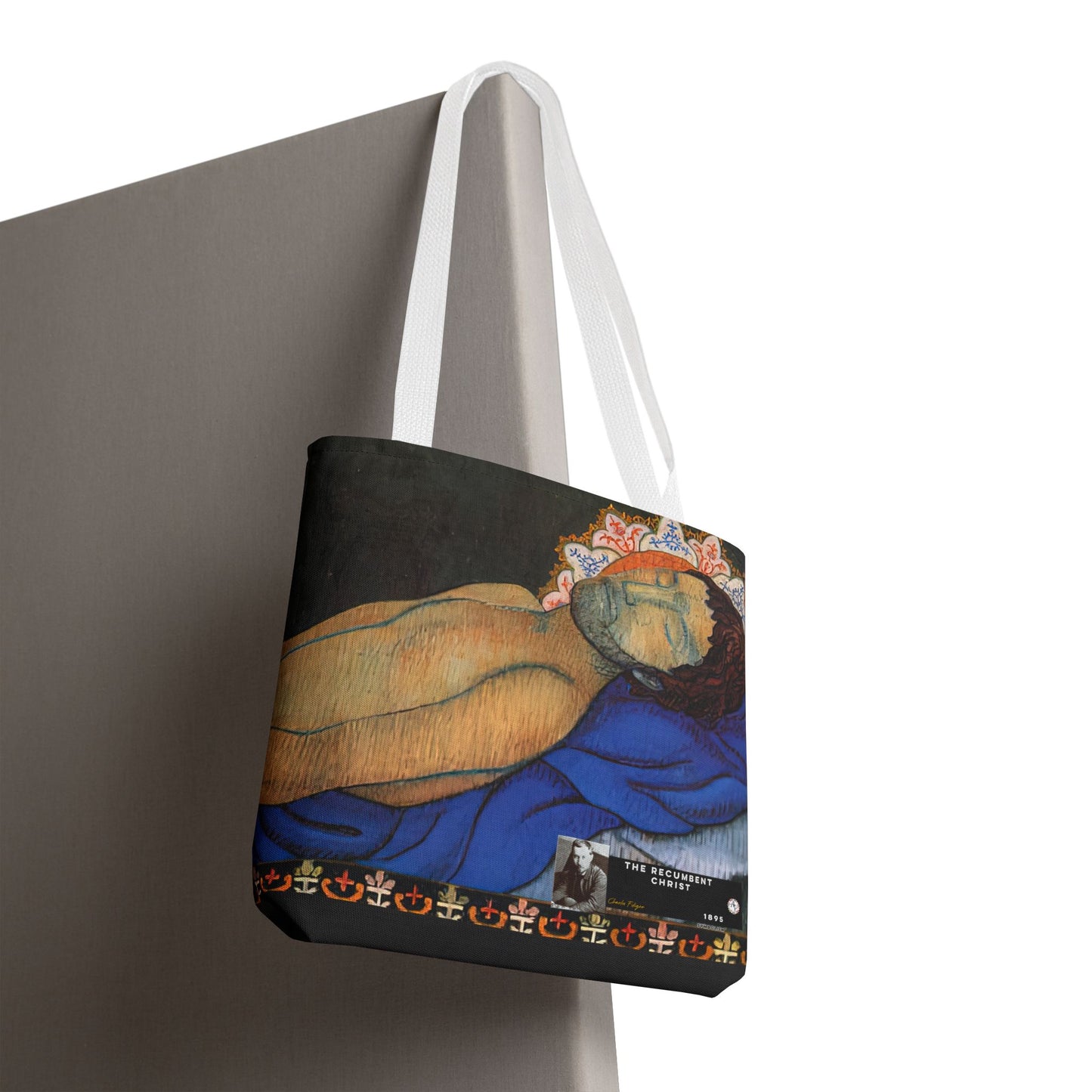 Filiger, Charles - The Recumbent Christ (1895) - Tote Bag