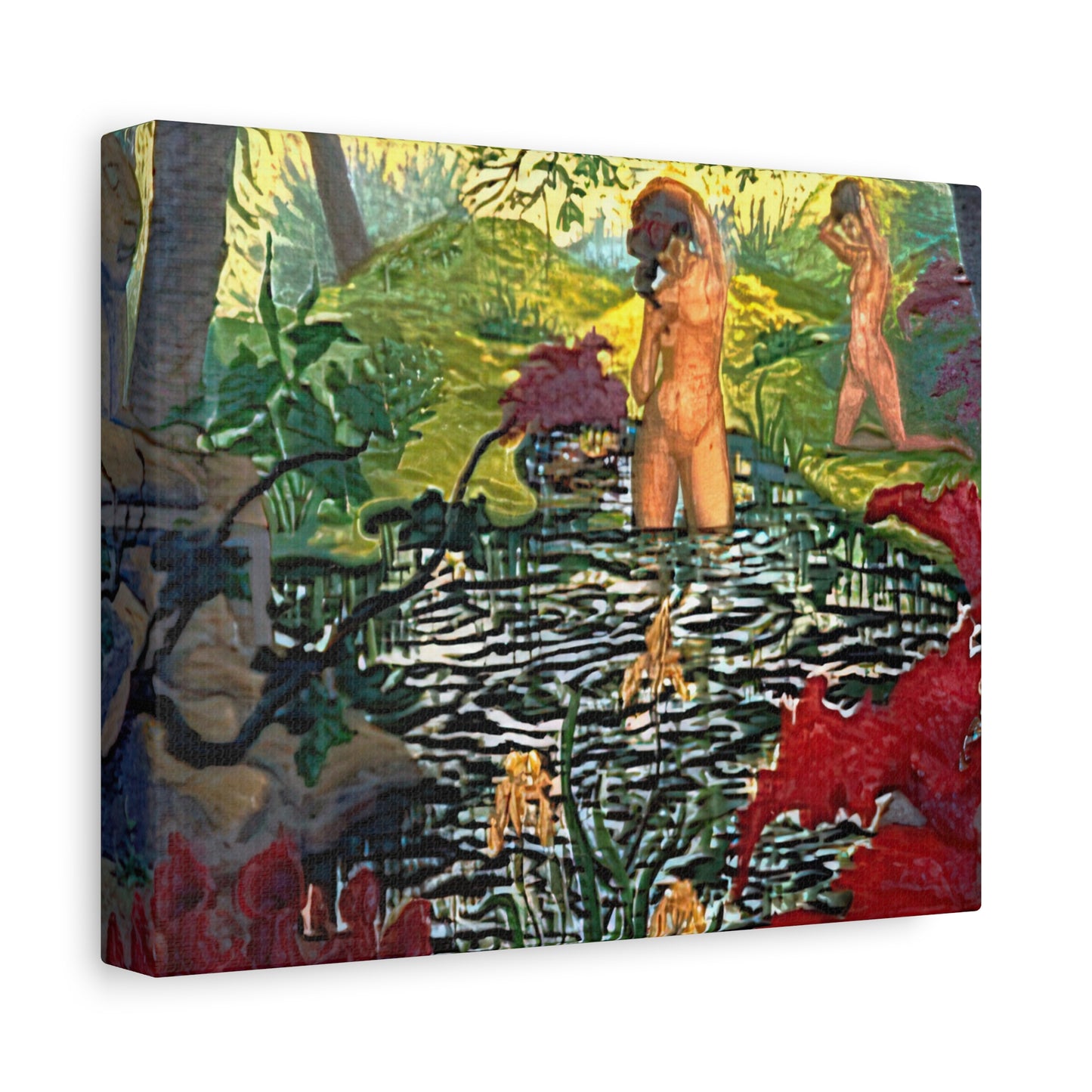 Ranson, Paul - The Lotus Bather (1906) - Canvas Block, unframed