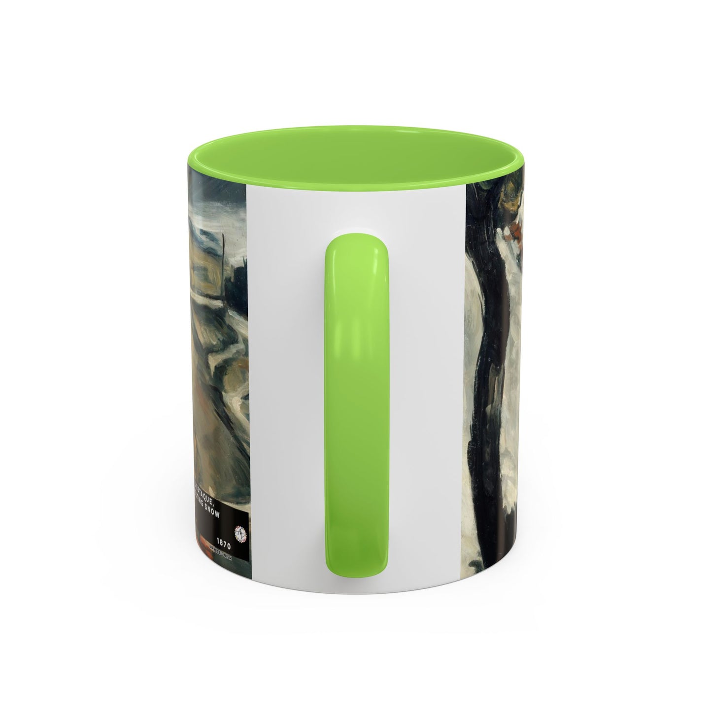 Cézanne, Paul - A Modern Olympia (1874) - Colorful Accent Mugs