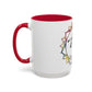 AdamPacio.com - White Logo - Colorful Accent Mugs