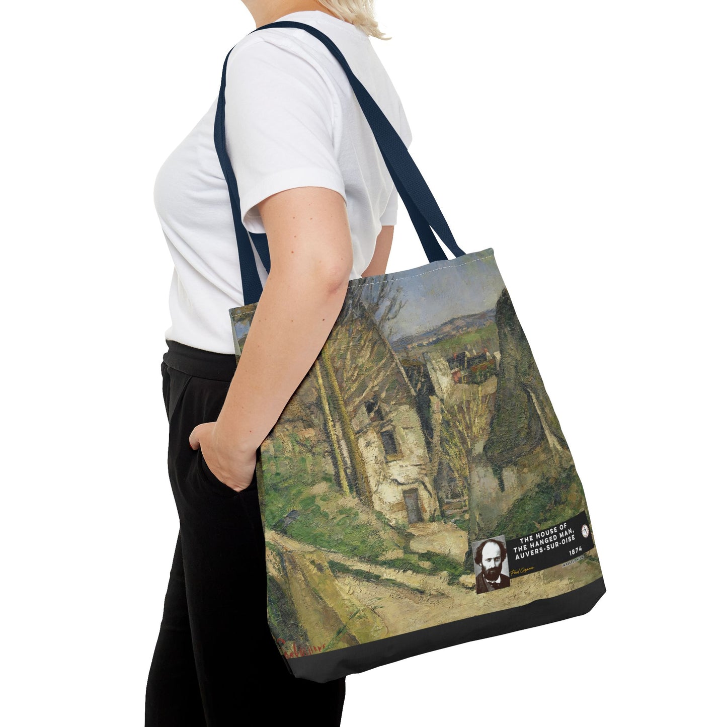 Cézanne, Paul - The House of the Hanged Man, Auvers-sur-Oise (1874) - Tote Bag