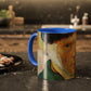 Van Gogh, Vincent - Self Portrait with Bandaged Ear (1889) - Colorful Accent Mugs