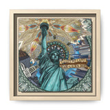 Liberty Mandala - Framed Canvas