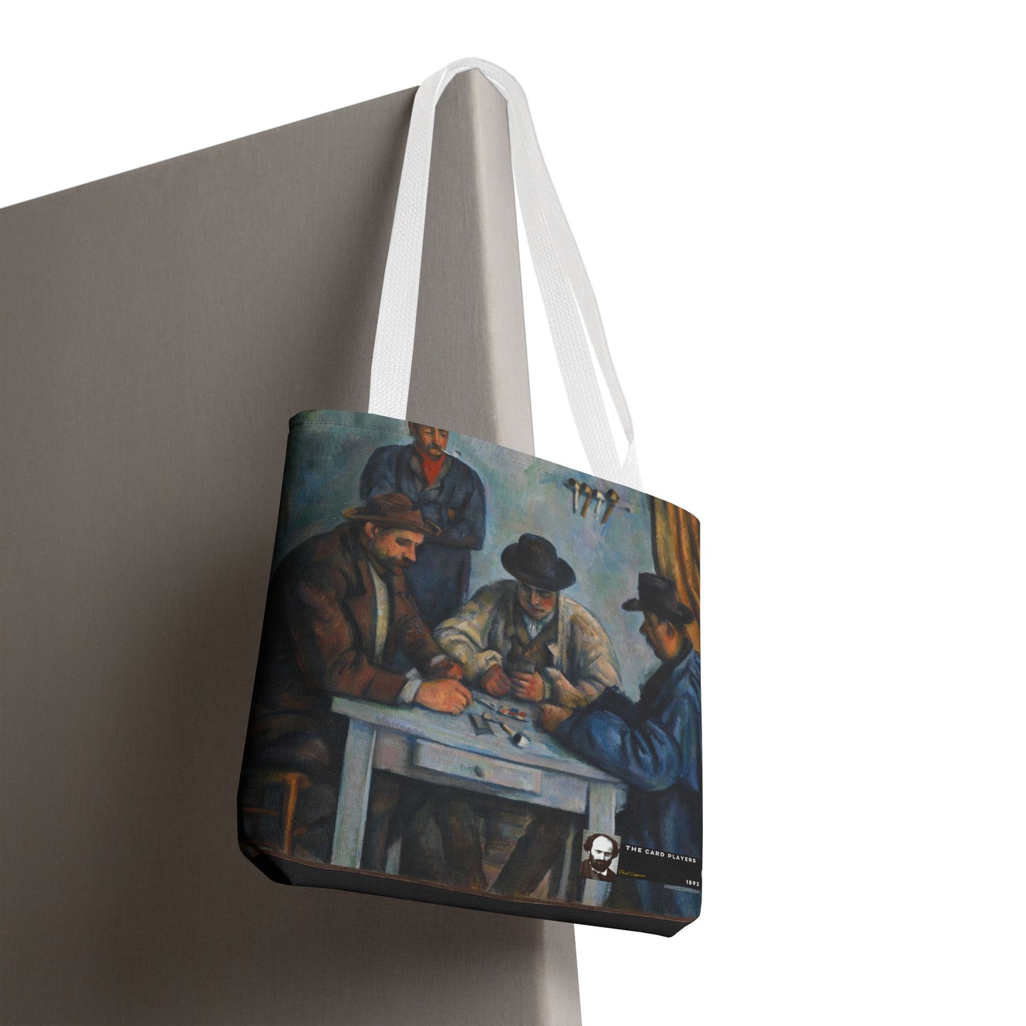 Cézanne, Paul - The Card Players (1892) - Tote Bag
