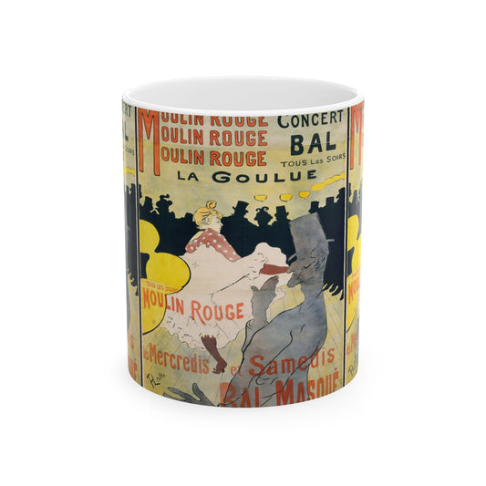 Toulouse-Lautrec, Henri - Moulin Rouge - La Goulue (1891) - Ceramic Mug