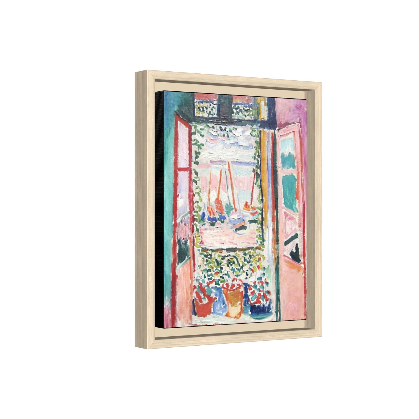 Matisse, Henri - Open Window, Collioure (1905) - Matte Canvas, Framed