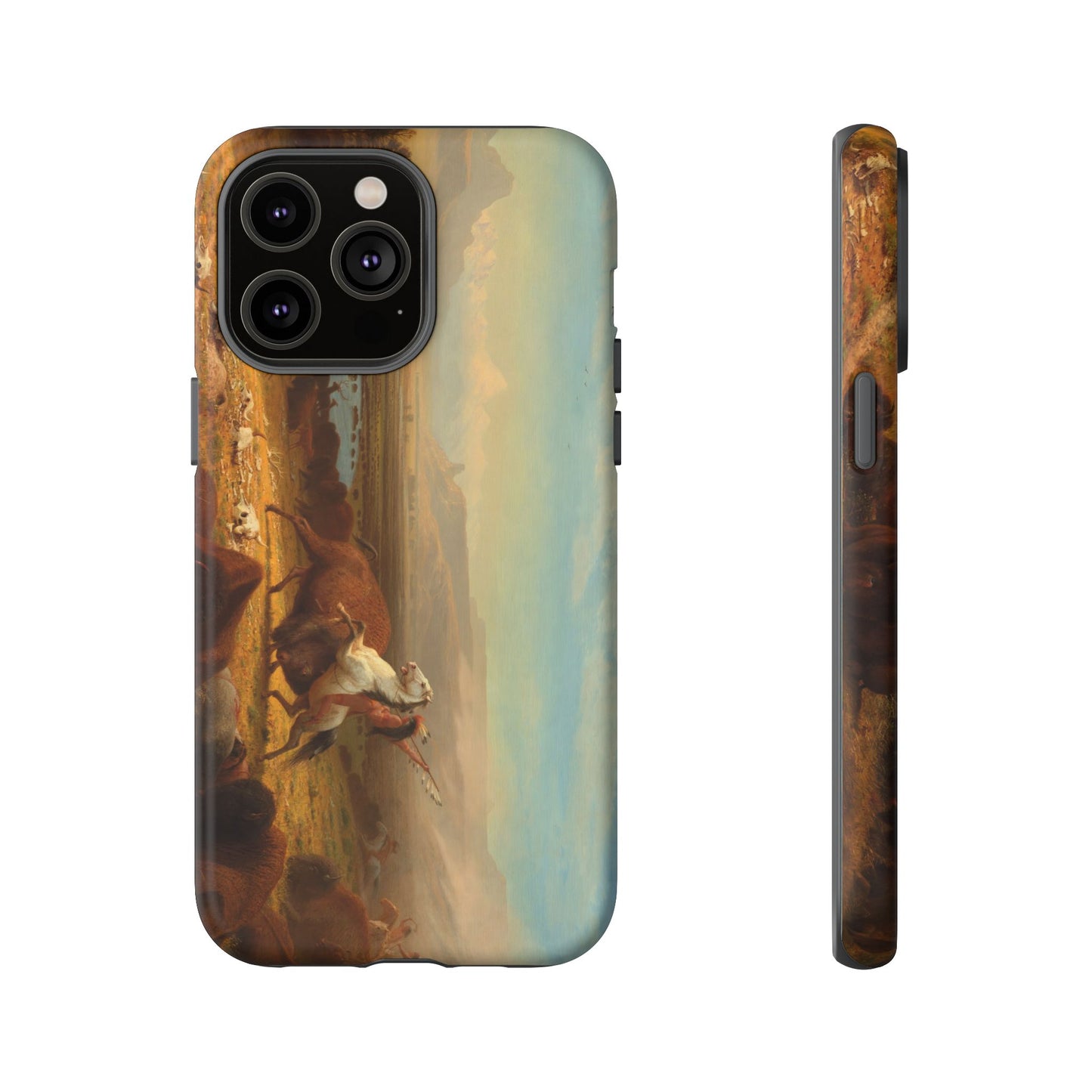 Bierstadt, Albert - The Last of the Buffalo  (1888) - Tough Phone Cases