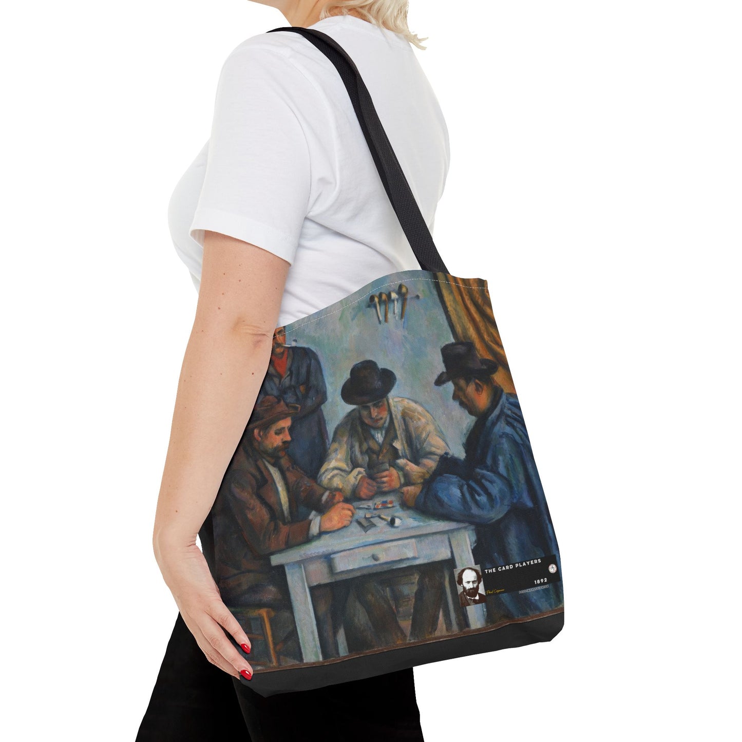 Cézanne, Paul - The Card Players (1892) - Tote Bag