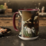 Courbet, Gustave - The Desperate Man (1843) - Colorful Accent Mugs