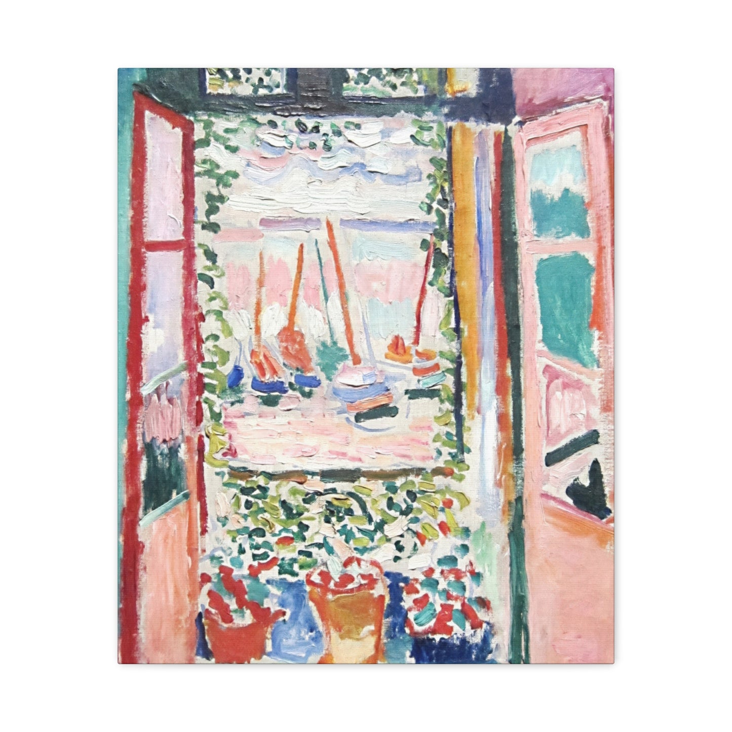 Matisse, Henri - Open Window, Collioure (1905) - Canvas Block, unframed