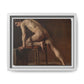 Courbet, Gustave - Study of a Nude Man (1840) - Matte Canvas, Framed