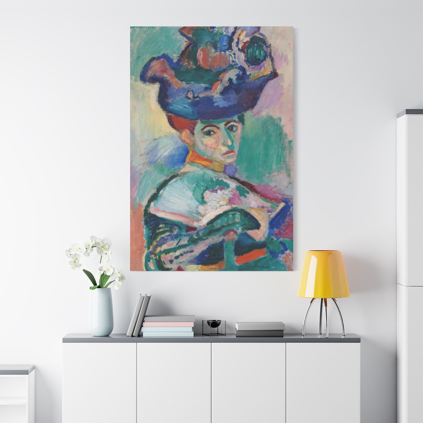 Matisse, Henri - Woman with a Hat (1905) - Canvas Block, unframed
