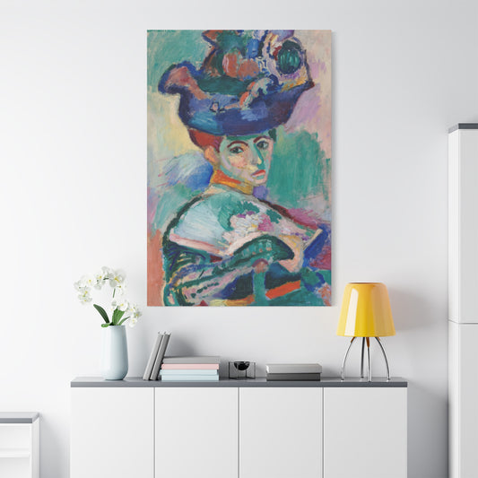 Matisse, Henri - Woman with a Hat (1905) - Canvas Block, unframed