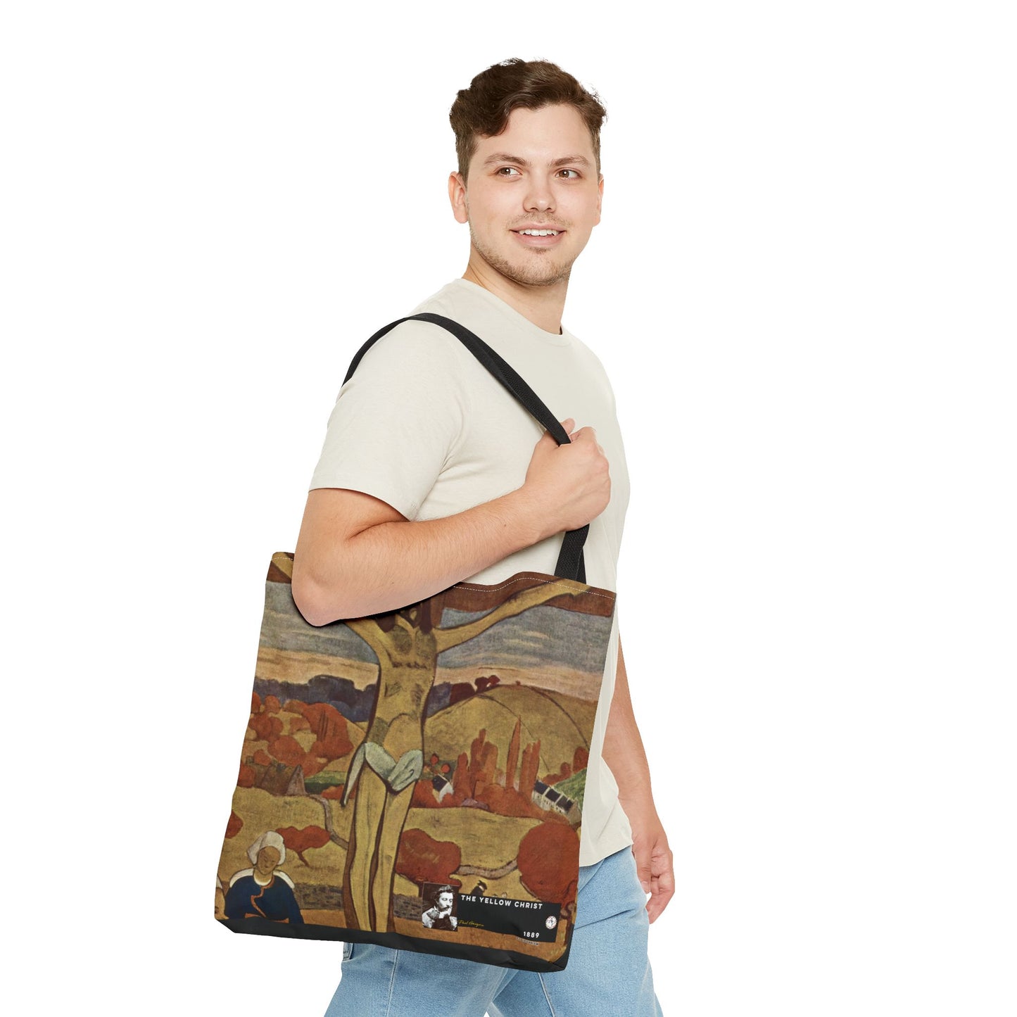 Gauguin, Paul - The Yellow Christ (1889) - Tote Bag