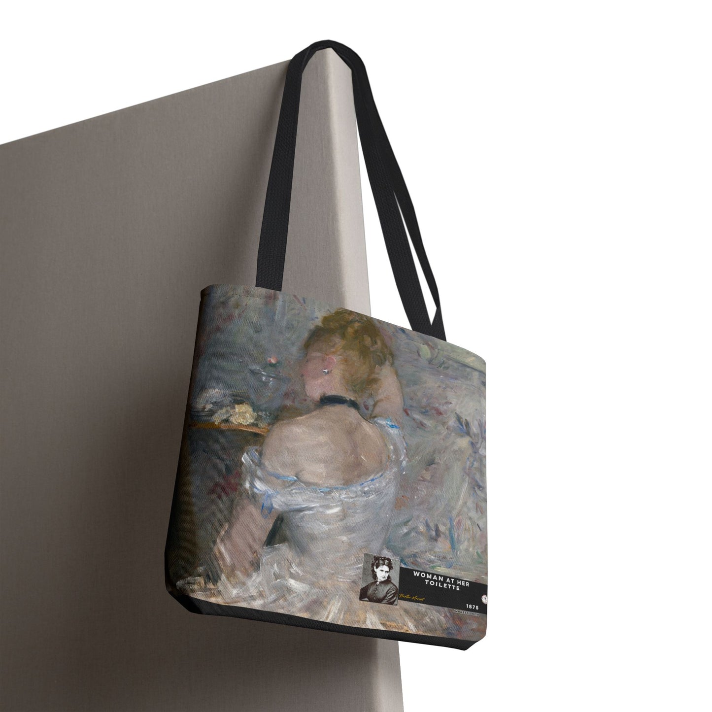 Morisot, Berthe - Woman at Her Toilette (1880) - Tote Bag