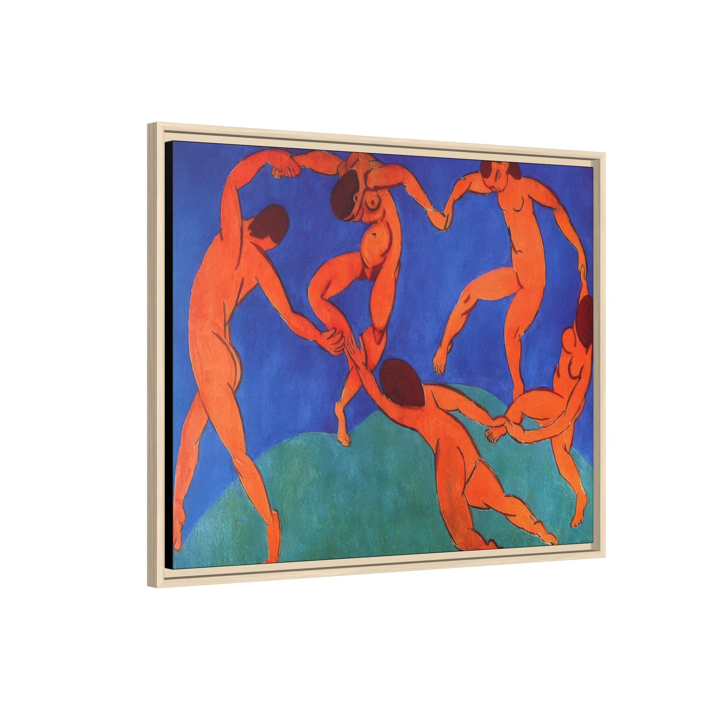 Matisse, Henri - Dance (II) (1910) - Matte Canvas, Framed