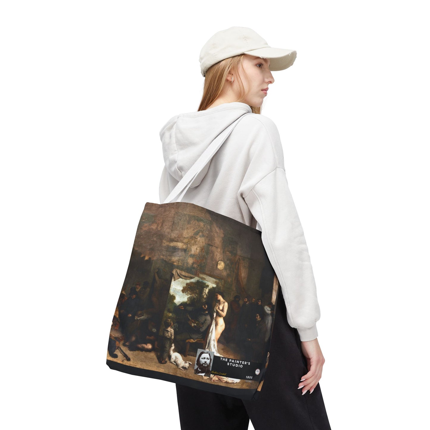 Courbet, Gustave - The Painter’s Studio (1855) - Tote Bag