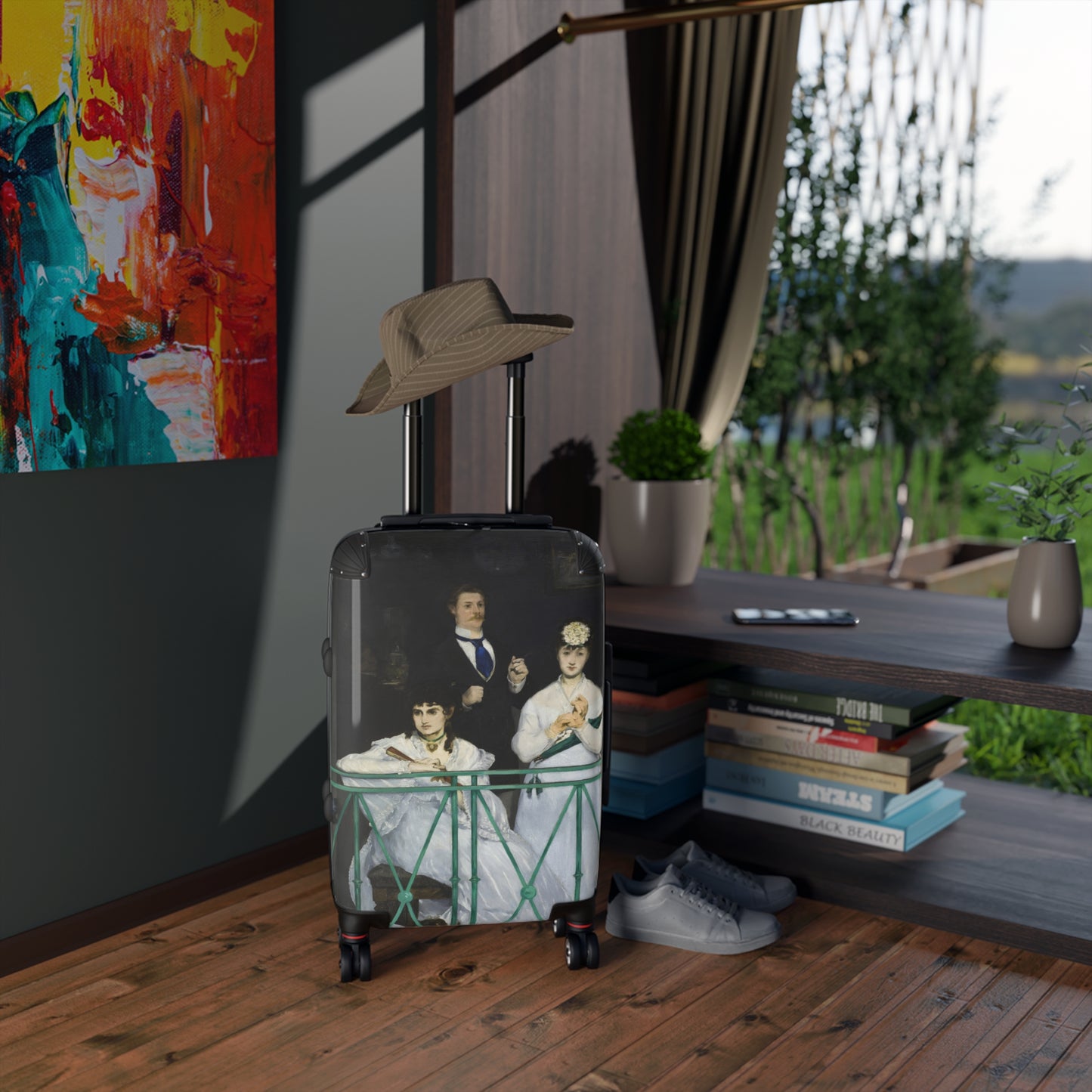 Manet, Édouard - The Balcony (1868) - Suitcase