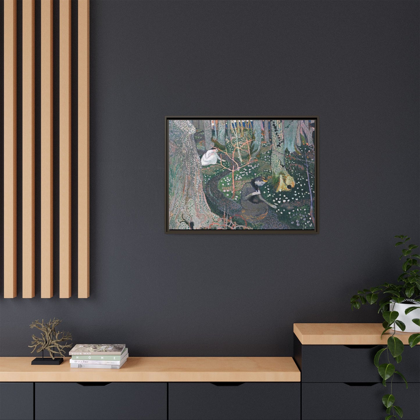 Denis, Maurice - April (1892) - Matte Canvas, Framed