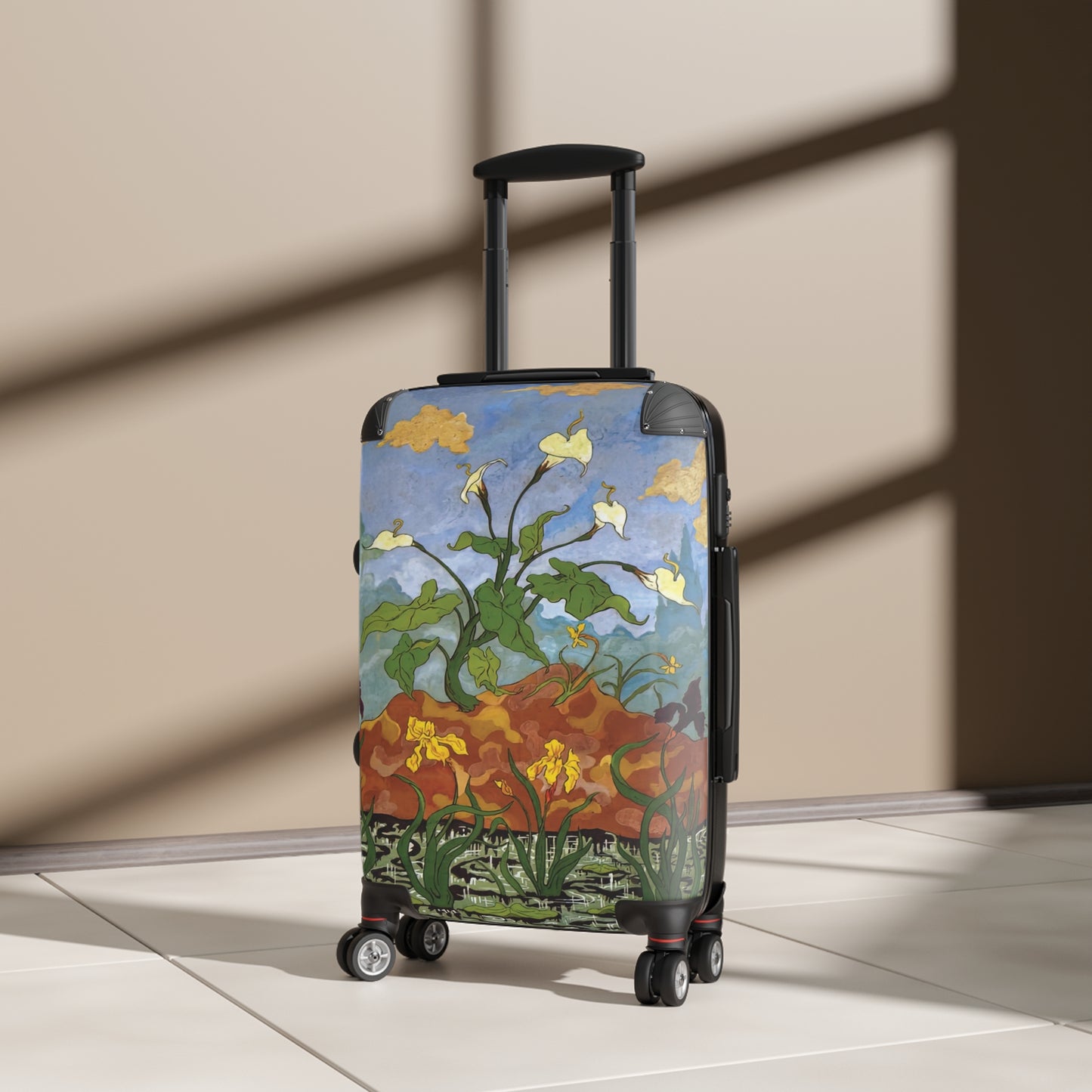 Ranson, Paul - Violet and Yellow Aurum Lilies and Irises (1899) - Suitcase
