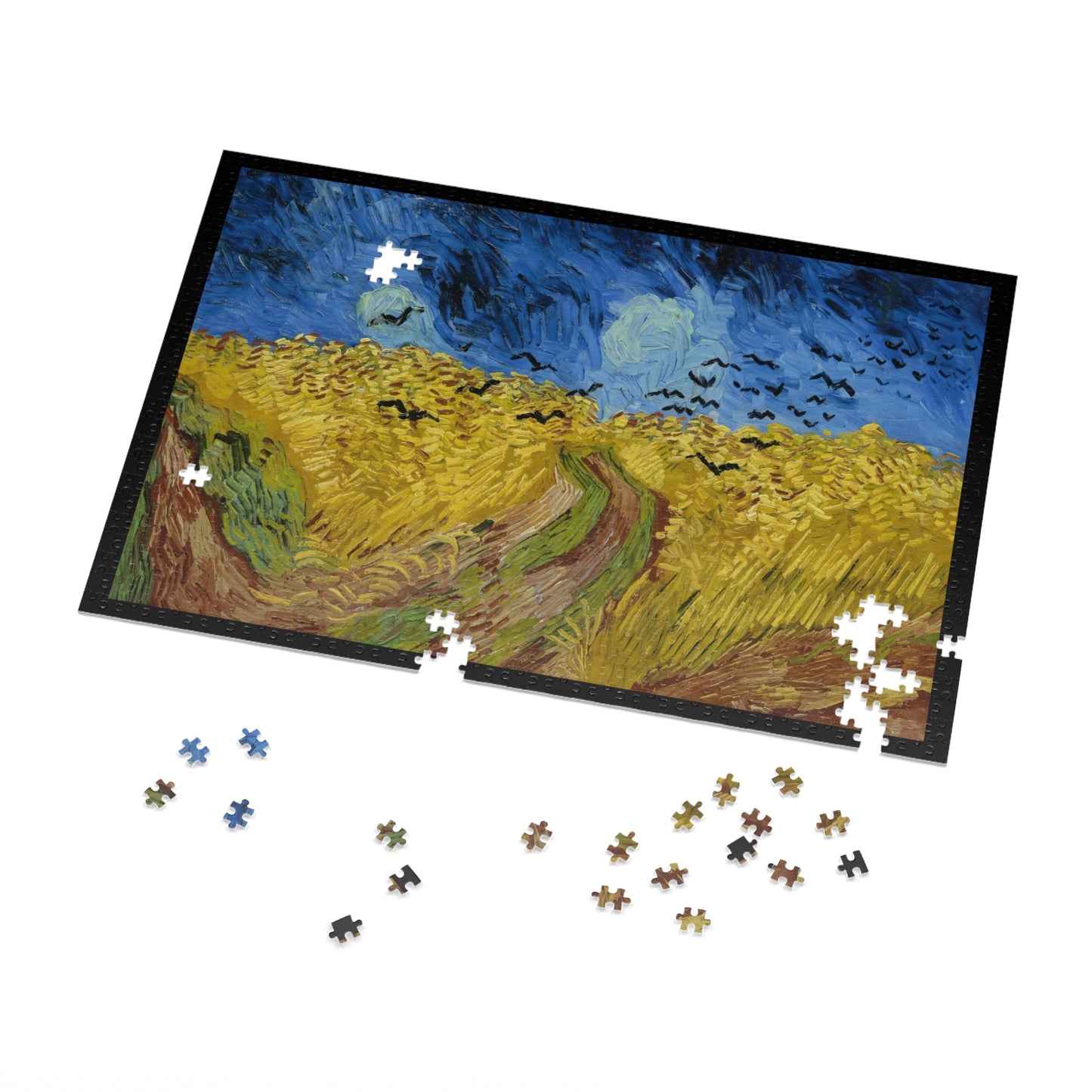 Van Gogh, Vincent - Wheatfield with Crows (1890) - 1000pc Jigsaw Puzzle