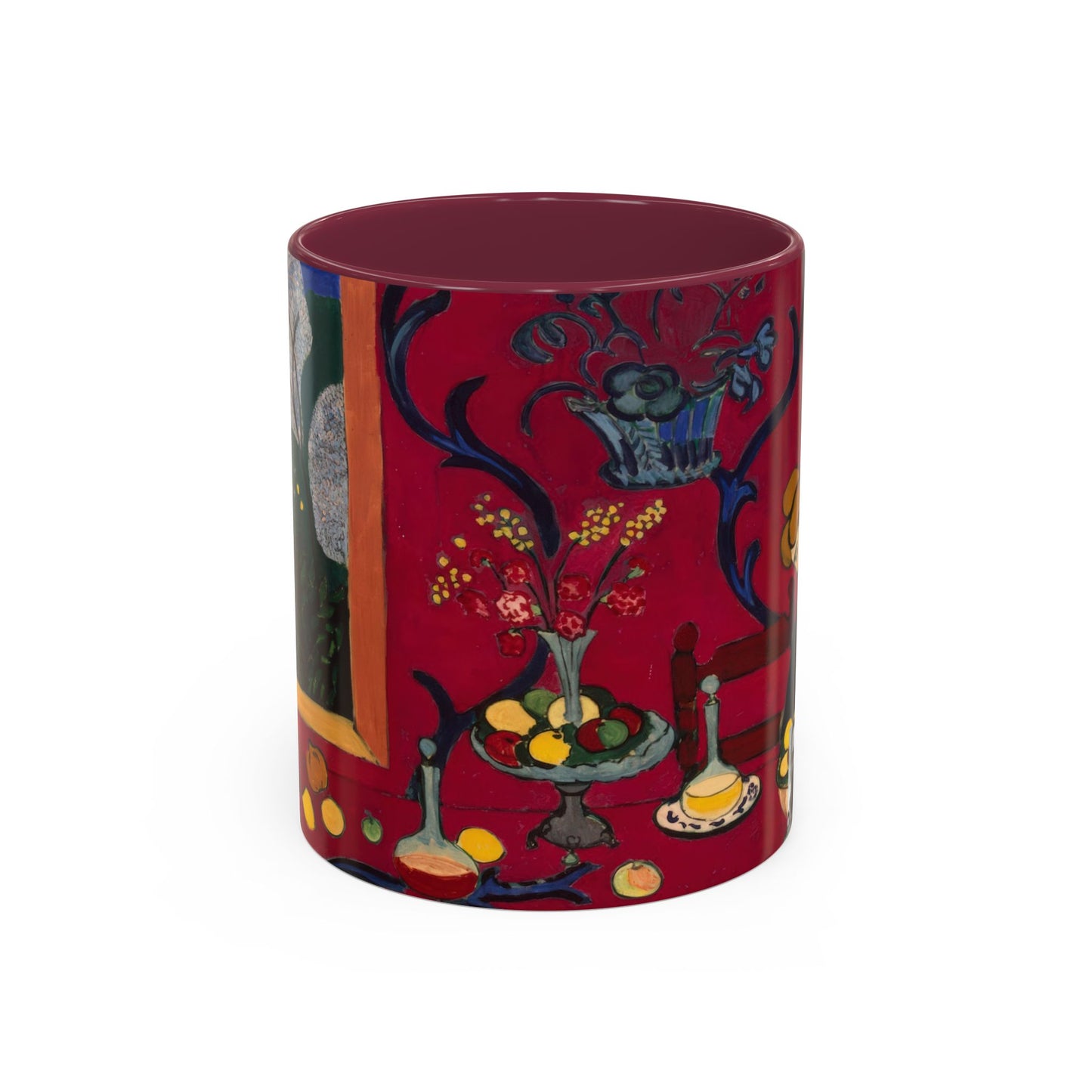 Matisse, Henri - The Dessert Harmony in Red (1908) - Colorful Accent Mugs